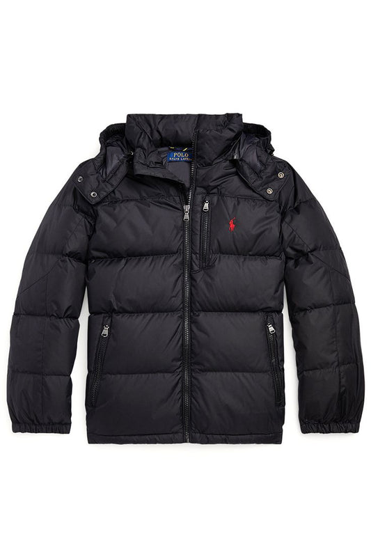 POLO RALPH LAUREN BLACK PUFFER JACKET