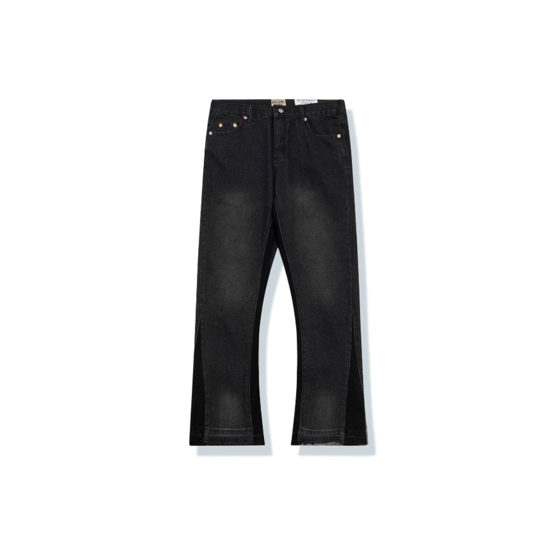 BLACK FLARED GALLERY DEPT. JEANS