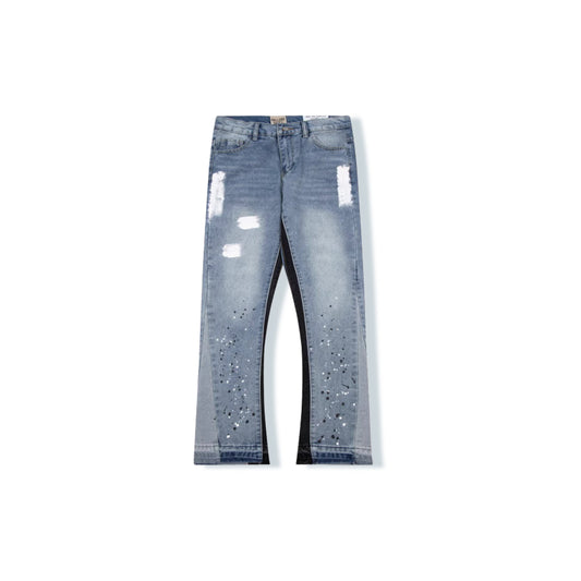 LIGHT BLUE INK FLARED GALLERY DEPT. JEANS