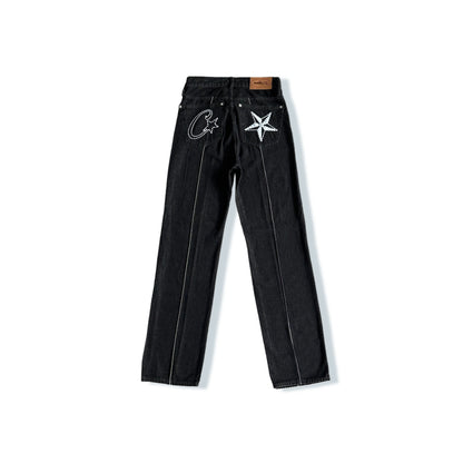 CORTEIZ BLACK DENIM JEANS