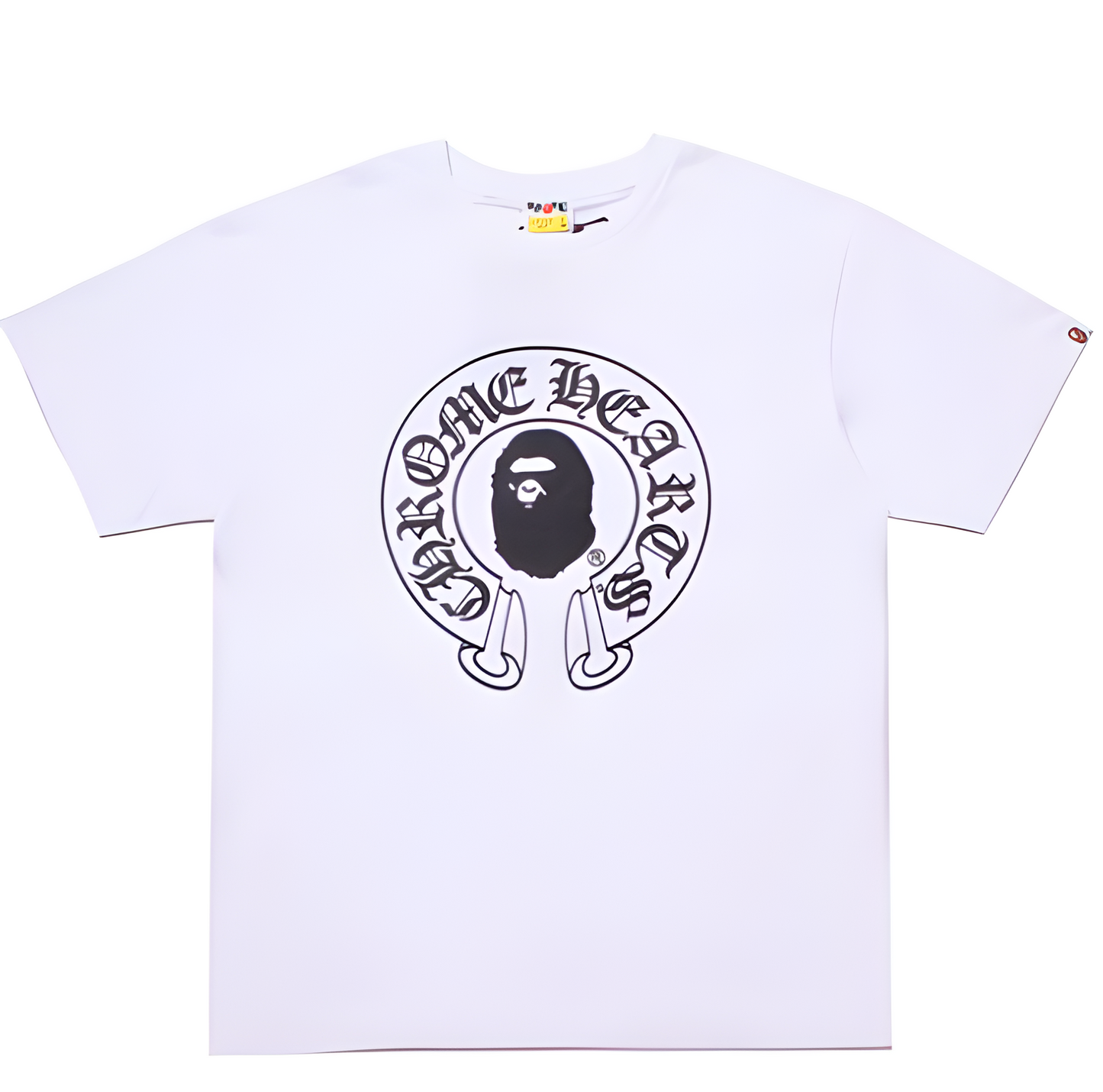 WHITE BAPE X CHROME HEARTS TEE