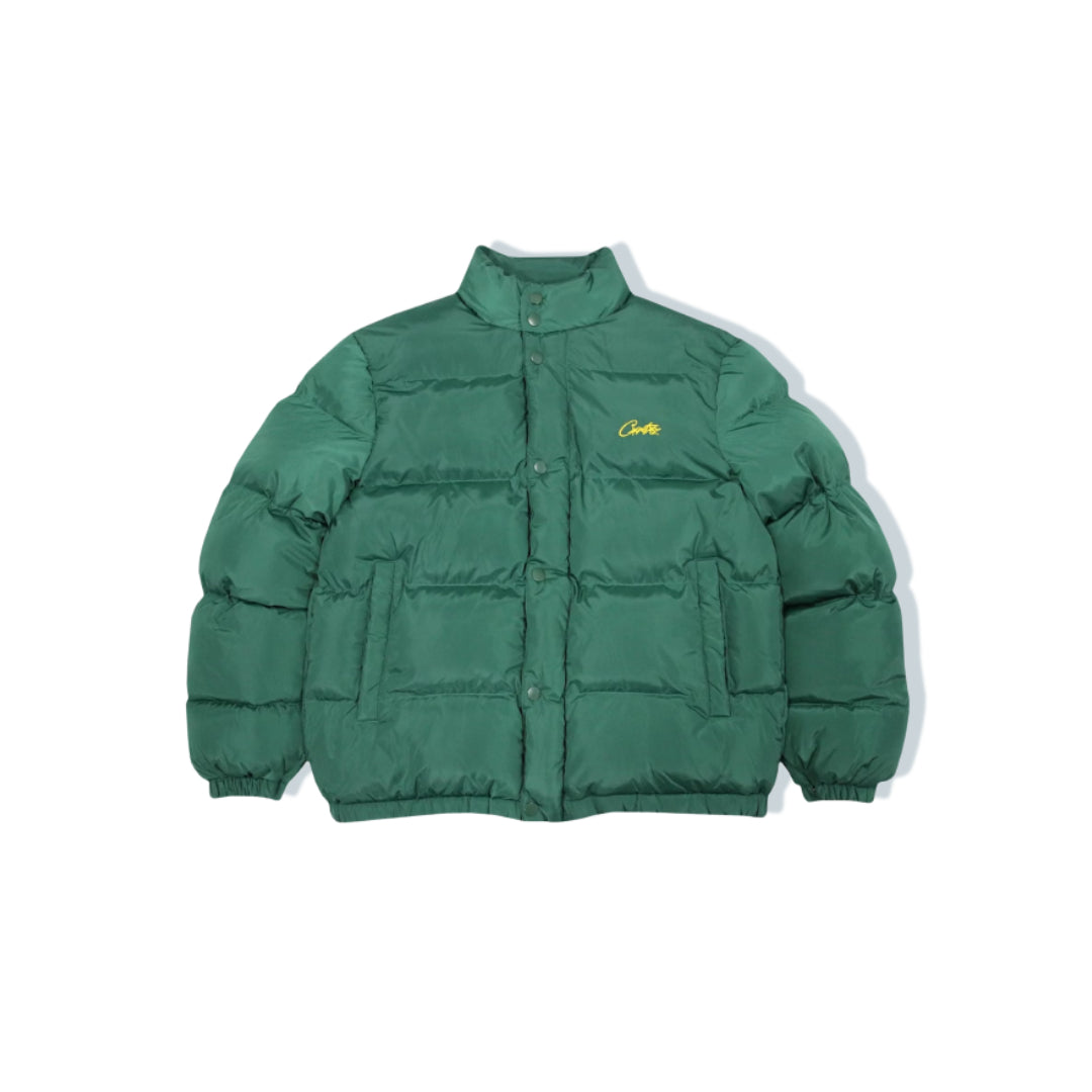 Corteiz Bolo V1 Green Puffer Jacket